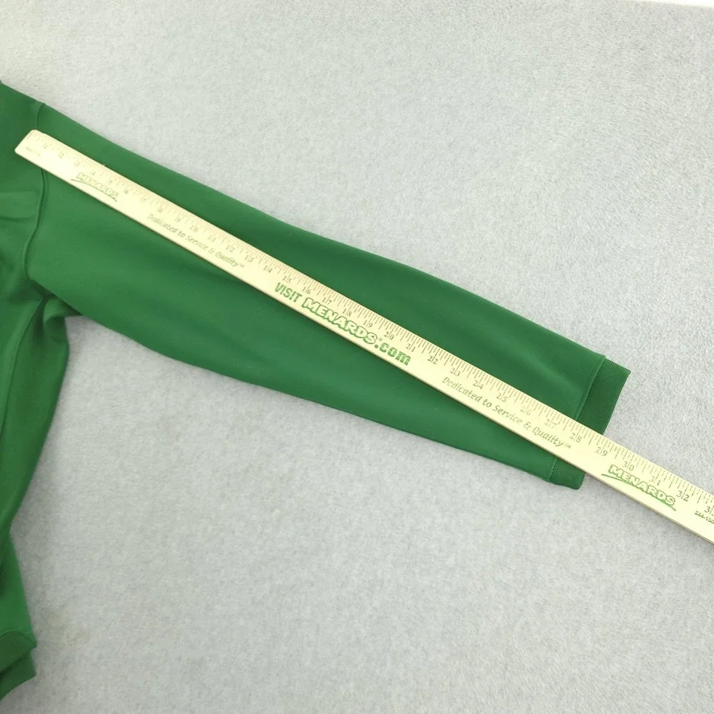 Nike Therma-FIT Pullover Mens XL Green Crew Neck Long Sleeve Fleece Top Athletic